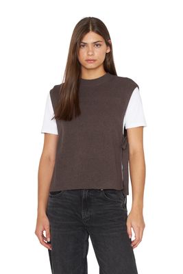 Imagen 2 del producto Chaleco Amarras chocolate Jacinta Tienda