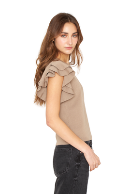 Polera Alitas café Jacinta Tienda