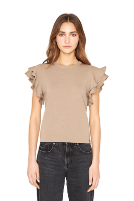 Imagen 2 del producto Polera Alitas café Jacinta Tienda