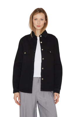 Camisa Porter Bolsillos negra Jacinta Tienda