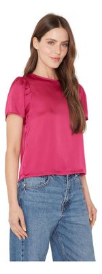 Imagen 2 del producto Blusa Olivia Satin Fucsia Jacinta Tienda