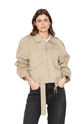 Imagen 2 del producto Chaqueta Aviadora Cotton crudo Jacinta Tienda