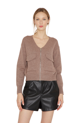 Imagen 2 del producto Chaleco Cargo café Jacinta Tienda