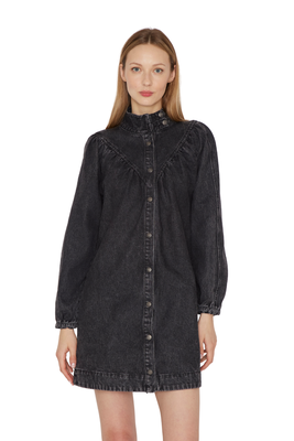 Vestido Denim Porter negro Jacinta Tienda
