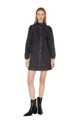 Imagen 2 del producto Vestido Denim Porter negro Jacinta Tienda