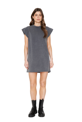 Vestido Lara Rib gris Jacinta Tienda