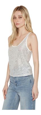 Imagen 2 del producto Polera Glam Blanca Jacinta Tienda