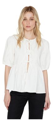 Blusa Lazos Blanca Jacinta Tienda