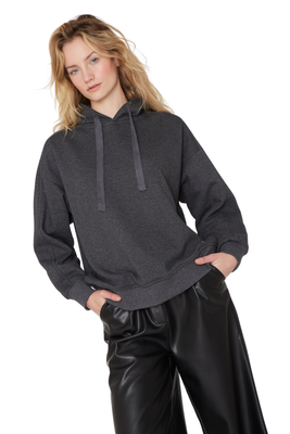 Imagen 2 del producto Polerón Cotton gris Jacinta Tienda