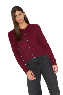 Imagen 2 del producto Chaleco Panal burdeo Jacinta Tienda