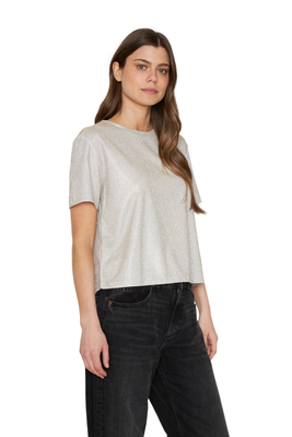 Imagen 2 del producto Polera Bow dorada Jacinta Tienda