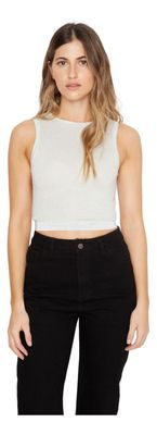 Polera Fer Glitter Plateada Jacinta Tienda