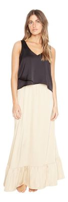 Imagen 2 del producto Polera Sara Sin Mangas Satin Negra Jacinta Tienda