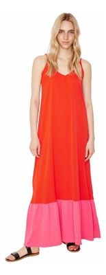 Vestido Libra Ii Rojo Fucsia Jacinta Tienda