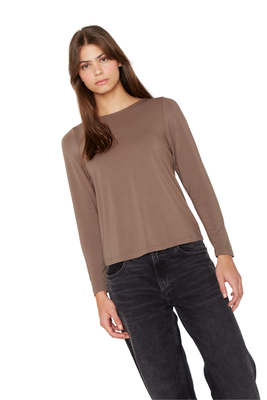 Imagen 2 del producto Polera Bianca II café Jacinta Tienda