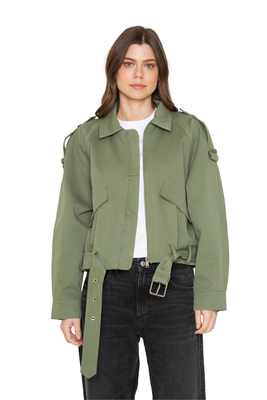 Imagen 2 del producto Chaqueta Aviadora Cotton verde Jacinta Tienda