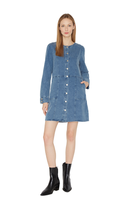 Imagen 2 del producto Vestido Denim Stone azul Jacinta Tienda