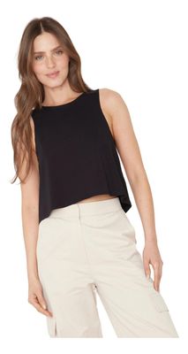 Polera Gracia Sin Mangas Iii Negra Jacinta Tienda