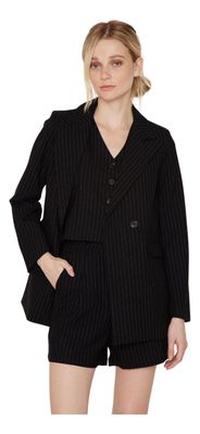 Imagen 2 del producto Blazer Owen Rayas Negro Jacinta Tienda