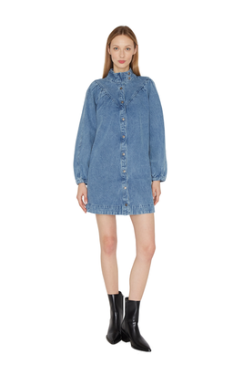 Vestido Denim Porter azul Jacinta Tienda