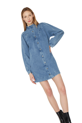 Imagen 2 del producto Vestido Denim Porter azul Jacinta Tienda