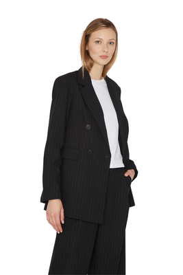 Imagen 2 del producto Blazer Bowen lineas negra Jacinta Tienda