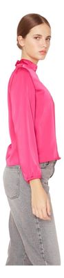 Imagen 2 del producto Blusa Paula Ii Satin Fucsia Jacinta Tienda