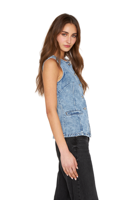 Imagen 2 del producto Vest Alicia azul Jacinta Tienda