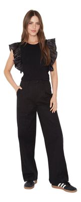 Polera Olimpia Verano Bright Ii Negra Jacinta Tienda