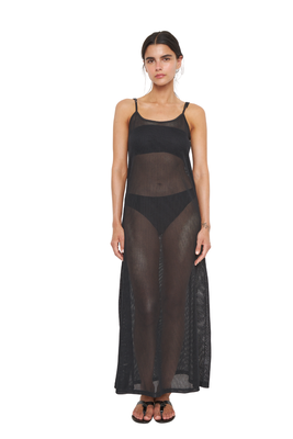 Vestido Net negro Jacinta Tienda