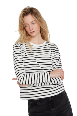 Imagen 2 del producto Polera Alaska rayas blanca Jacinta Tienda