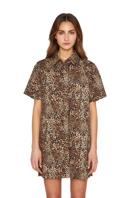 Vestido Alicia animal print Jacinta Tienda
