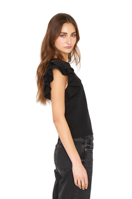 Imagen 2 del producto Polera Alitas negra Jacinta Tienda