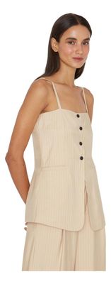 Imagen 2 del producto Polera Oxford Crudo Jacinta Tienda