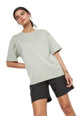 Imagen 2 del producto Polera Jacinta Pima Oversize verde Jacinta Tienda