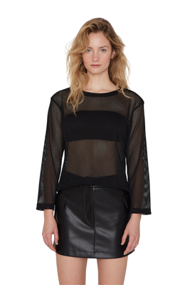 Polera Red negra Jacinta Tienda