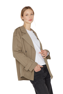 Imagen 2 del producto Trench Coat Stone verde Jacinta Tienda