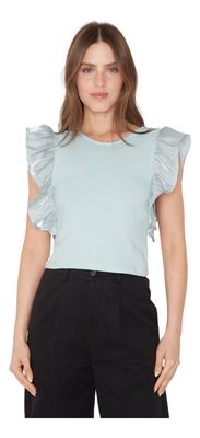 Imagen 2 del producto Polera Olimpia Verano Bright Ii Celeste Jacinta Tienda