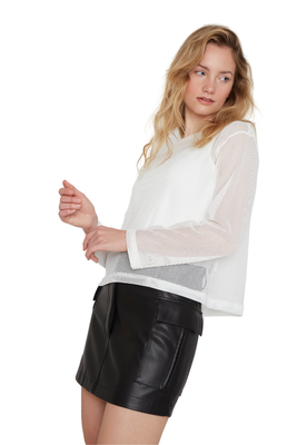 Polera Red blanca Jacinta Tienda