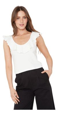 Polera Olimpia Ii Blanca Jacinta Tienda