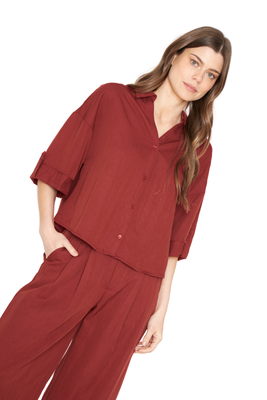 Imagen 2 del producto Blusa Elena terracota Jacinta Tienda