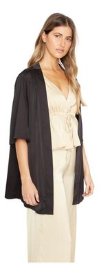 Imagen 2 del producto Kimono Lis Satin Negro Jacinta Tienda