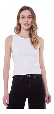 Polera Gracia Crop Ii Blanca Jacinta Tienda