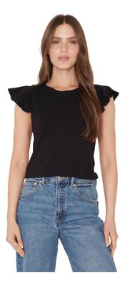 Polera Gracia Alitas Iii Negra Jacinta Tienda
