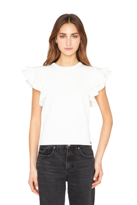 Imagen 1 del producto Polera Alitas blanca Jacinta Tienda