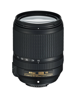 Lente Nikon Af-S Dx Nikkor 18-140Mm F/3.5-5.6G Ed Vr White