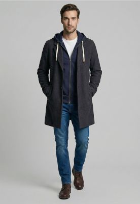 Imagen 2 del producto Abrigo Clásico Houston Dk Grey Melange