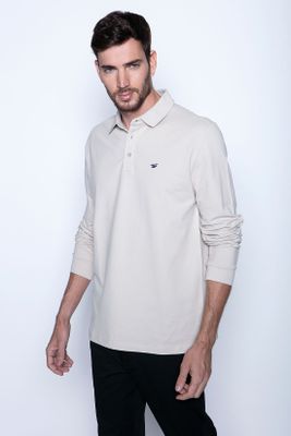 Polera Polo Ml Sand