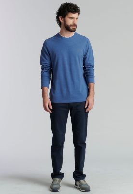 Imagen 2 del producto Polera Hoboken Fjs Marino Melange