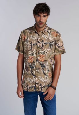 Camisa Estampada Military Safari Fj